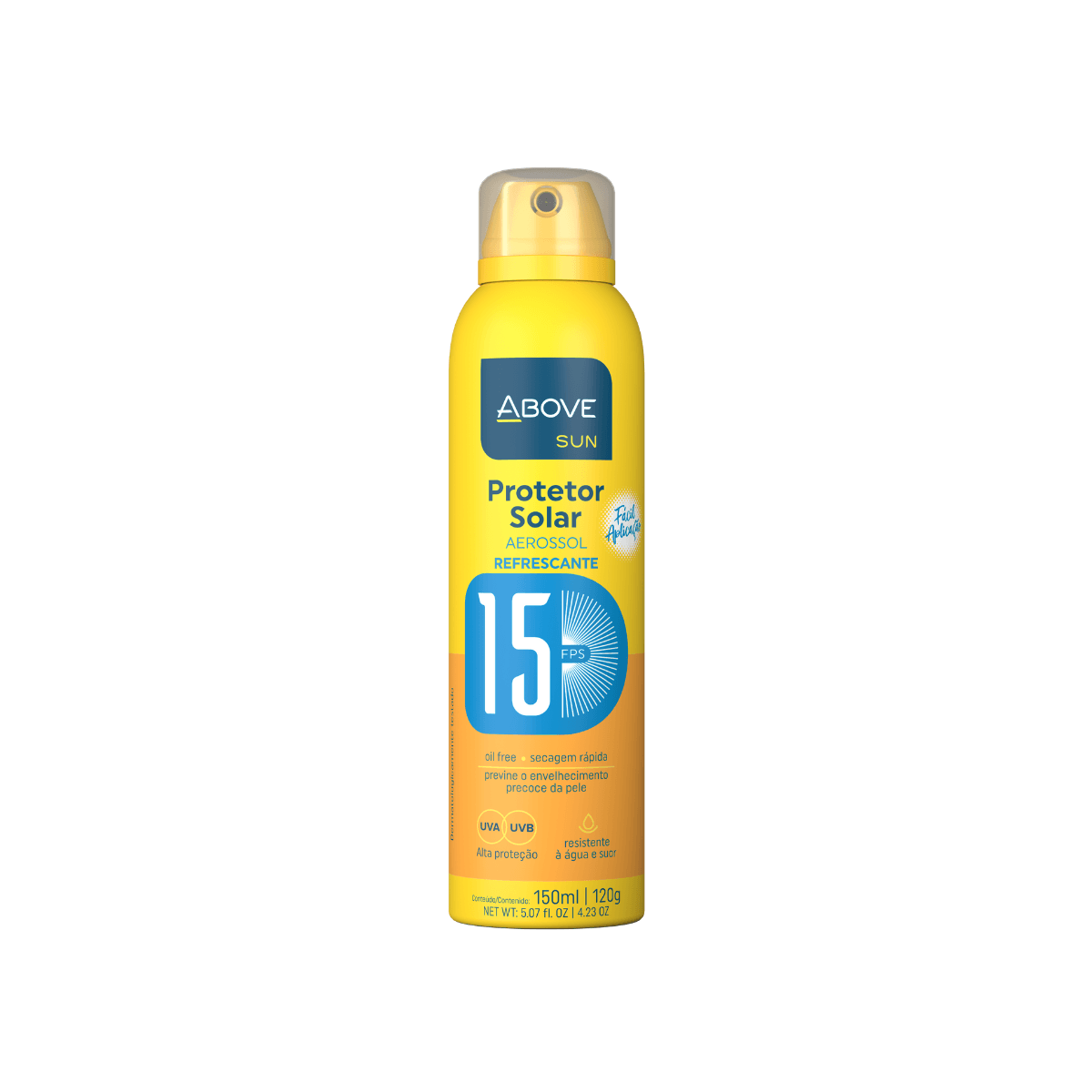 Protetor Solar FPS 15 Aerossol 150ml Above